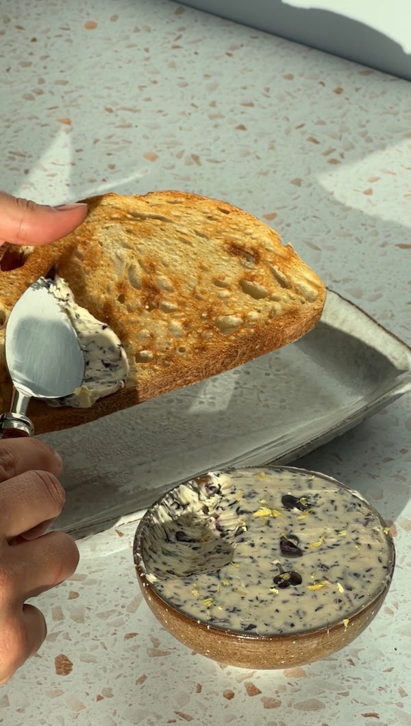 Radish Microgreen Compound Butter | Leath House Recipes