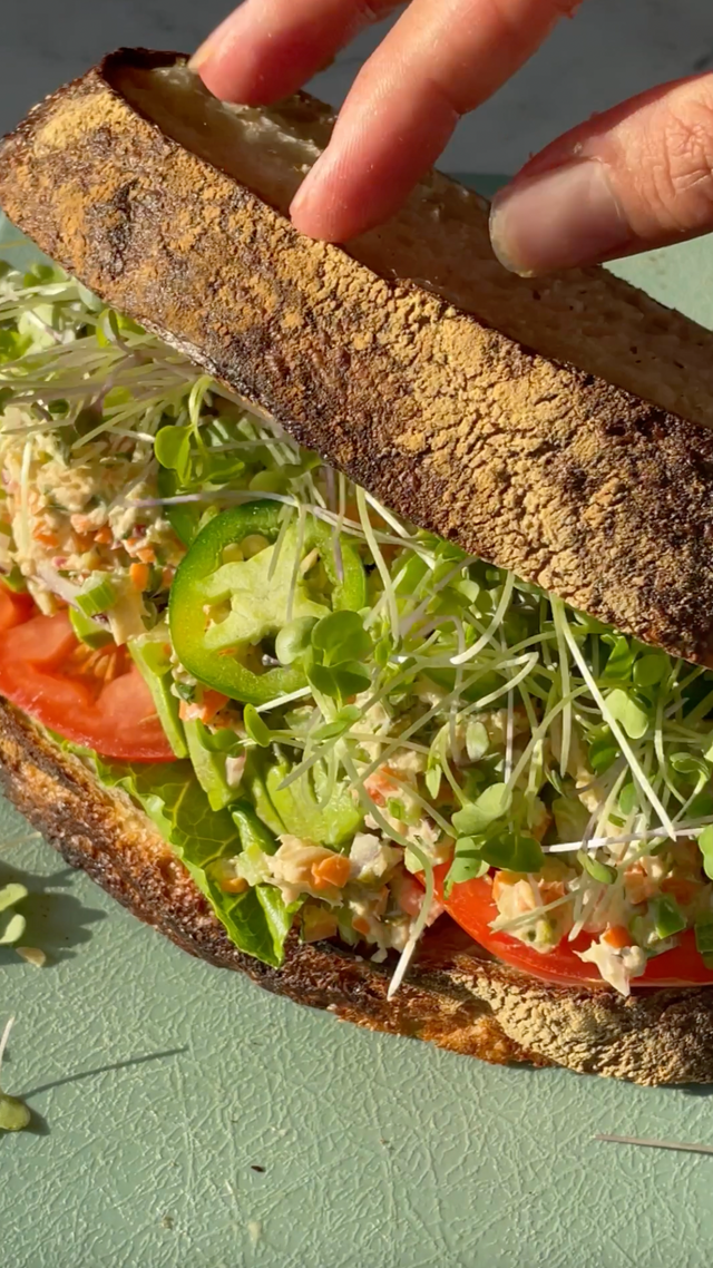 Broccoli Tuna Salad Sandwich